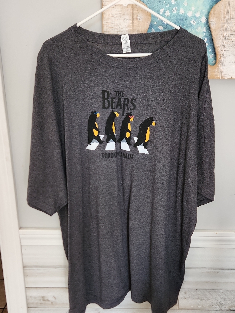 EUC M&O GOLD The Bears Toronto Canada T-shirt - Dark Heather Gray Sz XXL